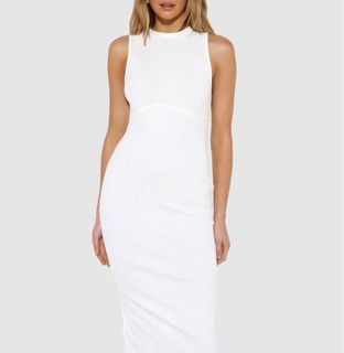 White midi dress brand new