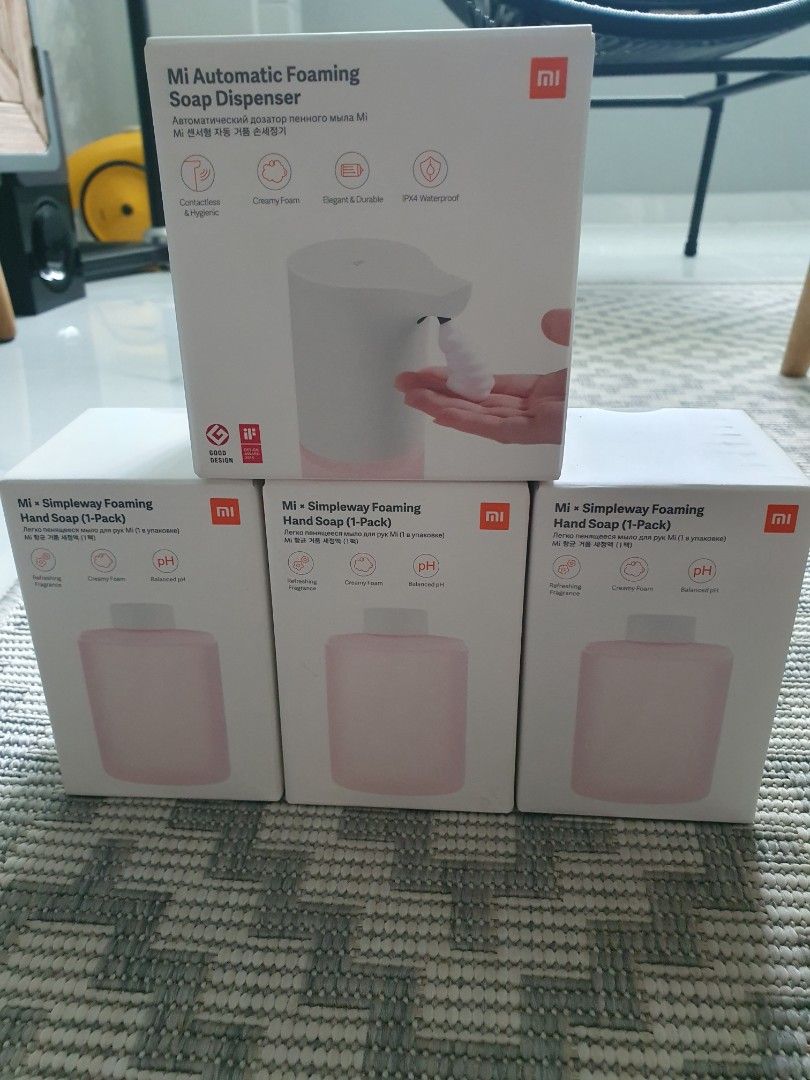Xiaomi Mi Automatic Foaming Soap Dispenser + Refills, Beauty & Personal