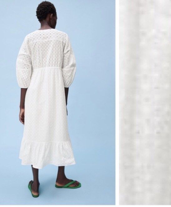Zara white summer dress