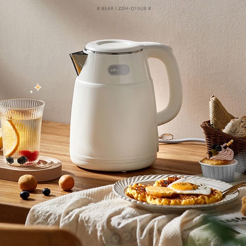 Bear Electric Kettle 1.5L Rapid-boil Water Boiler Stainless Steel 304  Inside