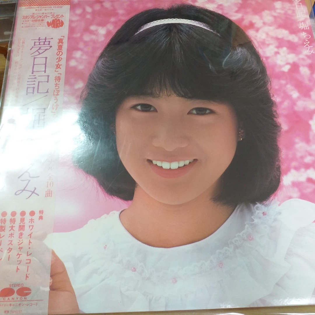 堀ちえみ LP レコード 少女 風のささやき 夢日記 - 邦楽