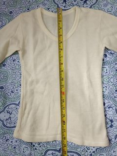 日本制 男女小童兒童羊毛內衣 japan 保暖長袖 6-7才 歲