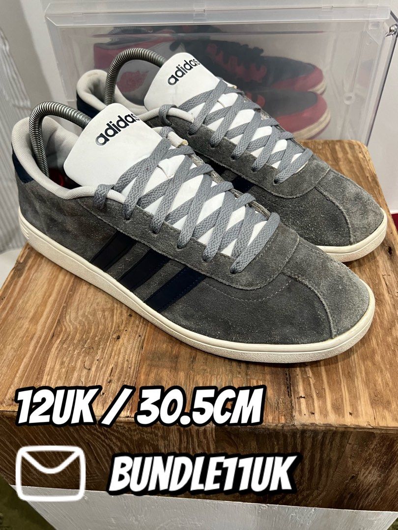 Adidas Neo VL Court Grey Navy 12UK