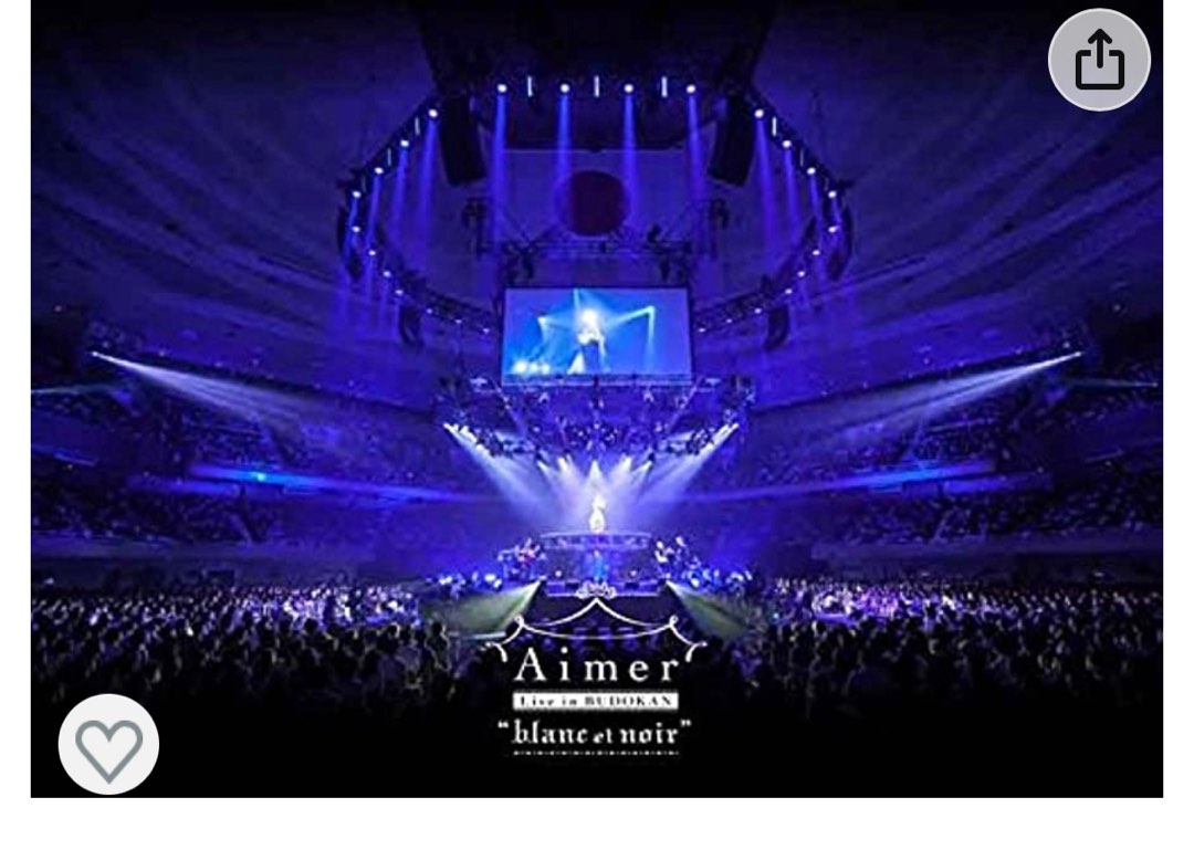 Aimer Live Bluray in 武道館“blanc et noir