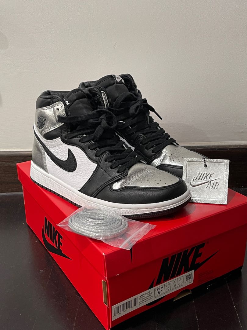 aj1 high silver toe