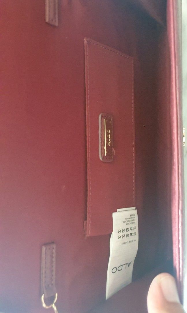 Aldo red hotsell clutch