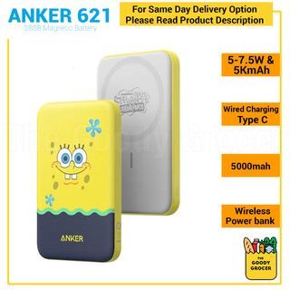Anker MagGo 621 SpongeBob SquarePants 5000mAh Wireless Power Bank