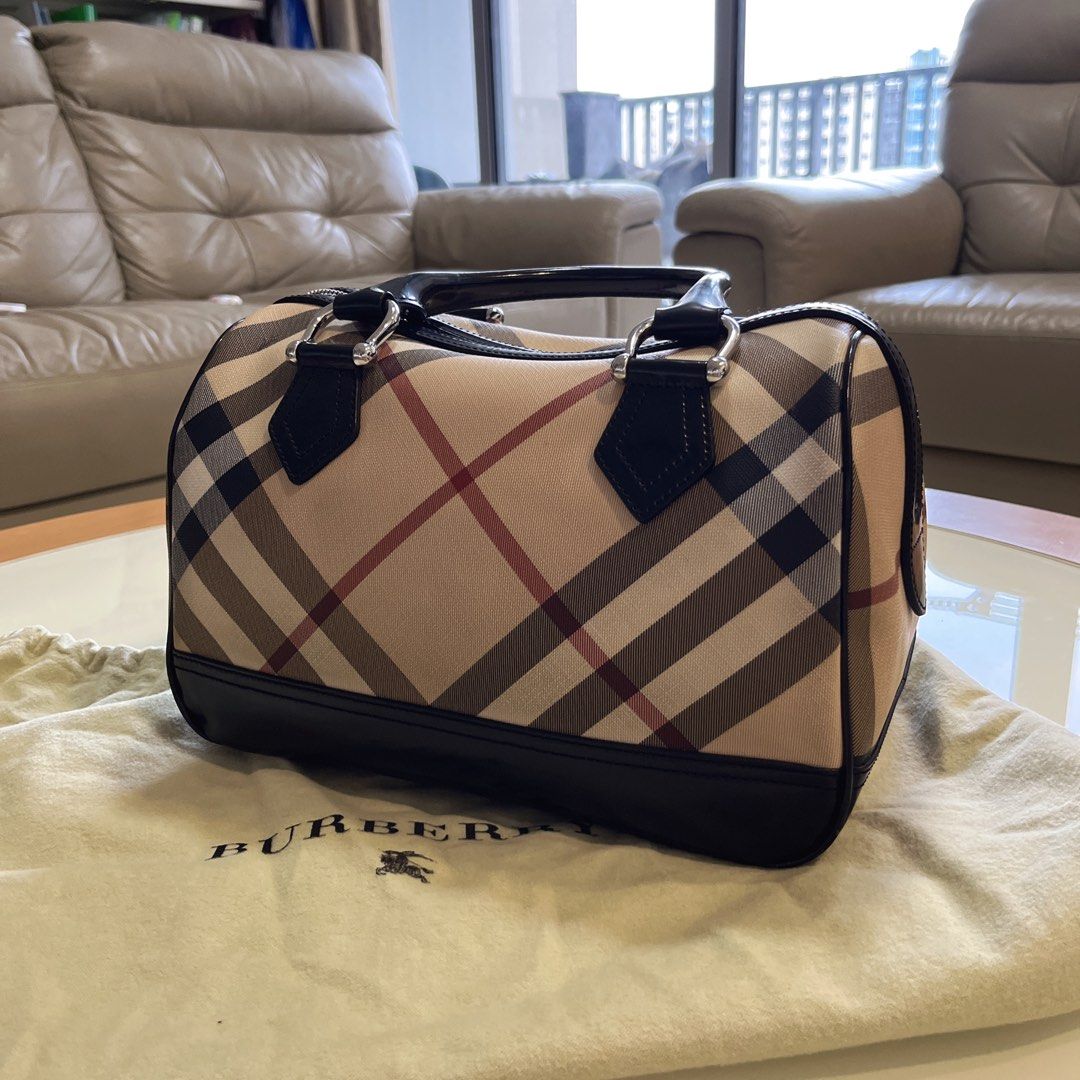 Authentic Burberry Speedy / hand Bag water-resistance