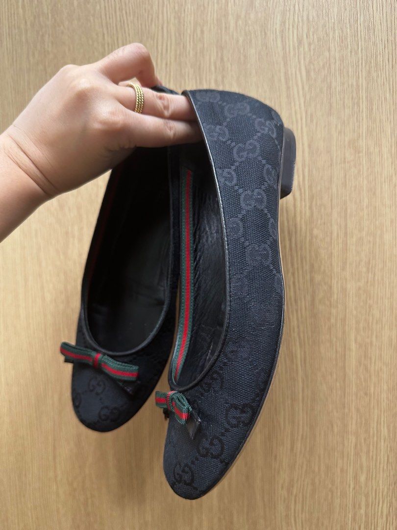 Authentic Gucci dollshoes size 5, Women's Fashion, Footwear, Flats