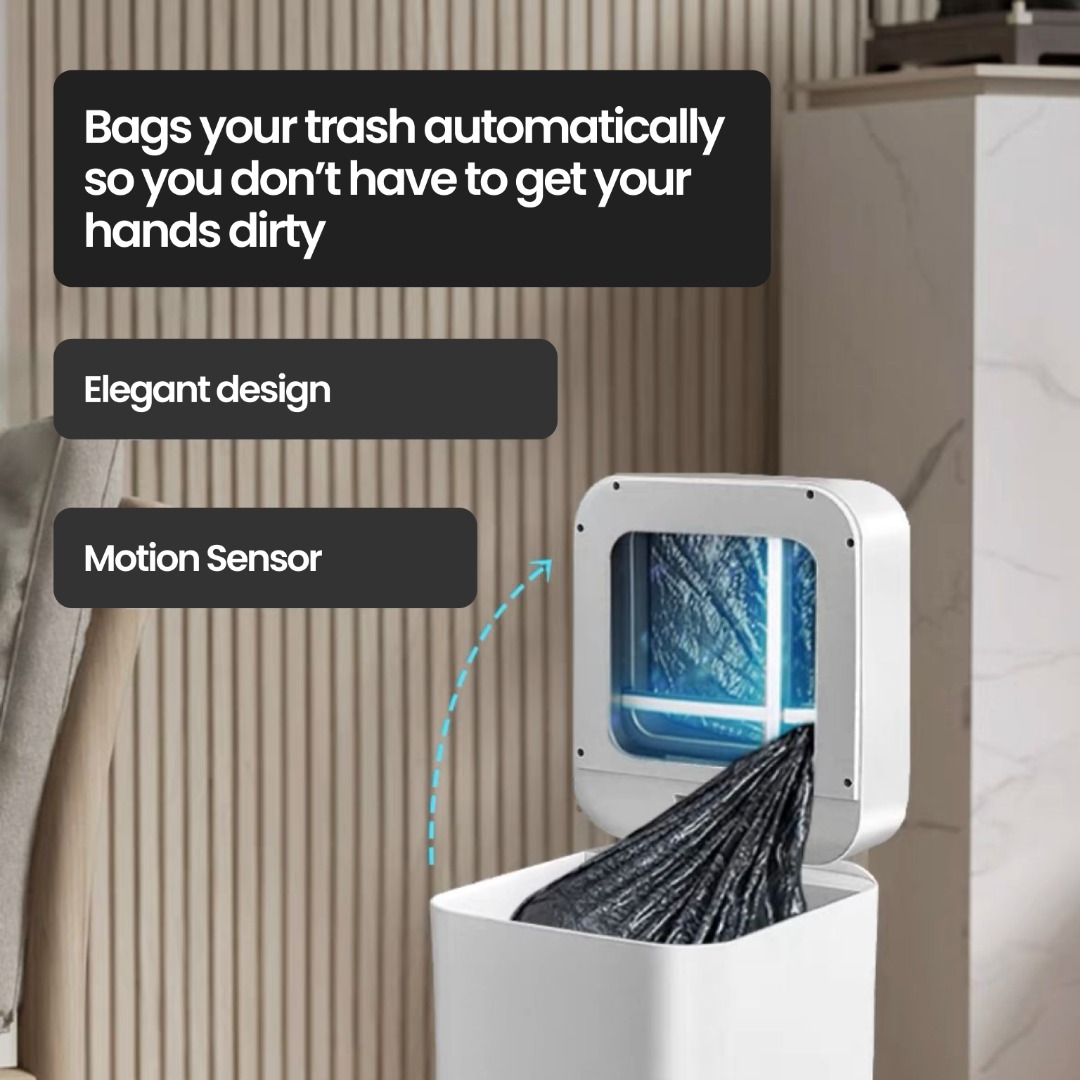 Highend Automatic Dustbin (Bags your trash and replace new trash bag