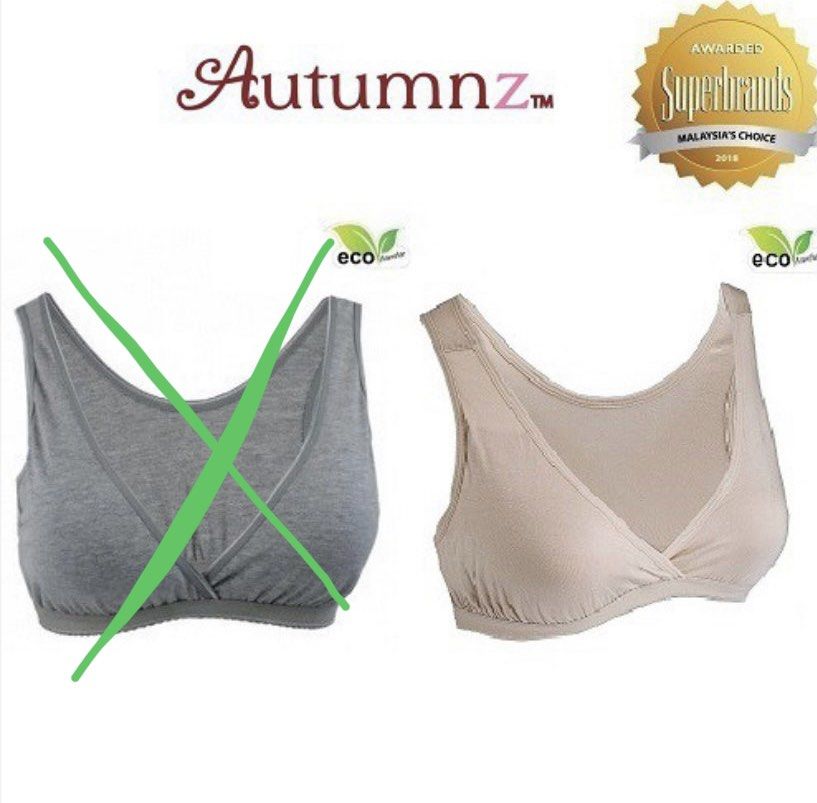 Autumnz Maternity Nursing Crossover Bra with Removable Padding (Bamboo  material!), Women's Fashion, Maternity wear on Carousell