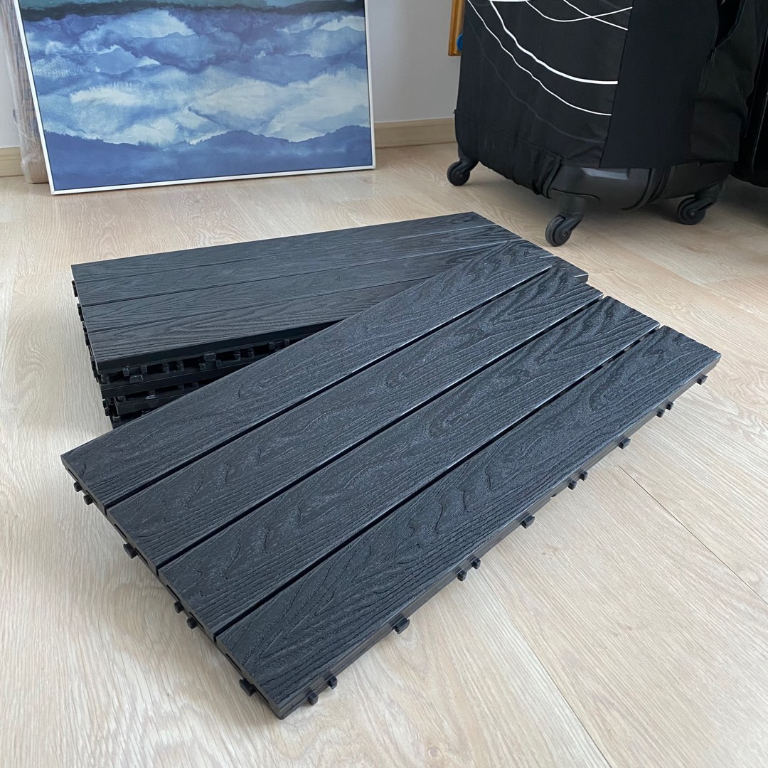 Balcony Floor Decks (PVC Wood), Furniture & Home Living, Outdoor