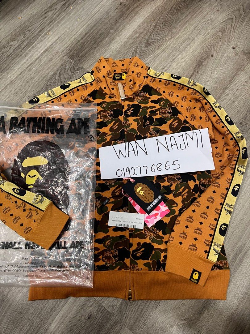 Bape x mcm jacket best sale
