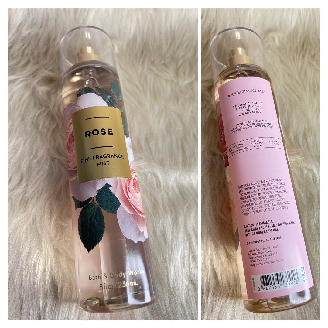 Bath & Body Works ROSE, Beauty & Personal Care, Fragrance & Deodorants on Carousell