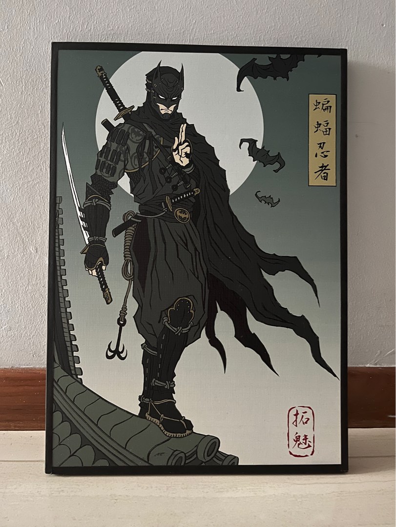 Batman Ninja Canvas, Hobbies & Toys, Stationery & Craft, Other Stationery &  Craft on Carousell
