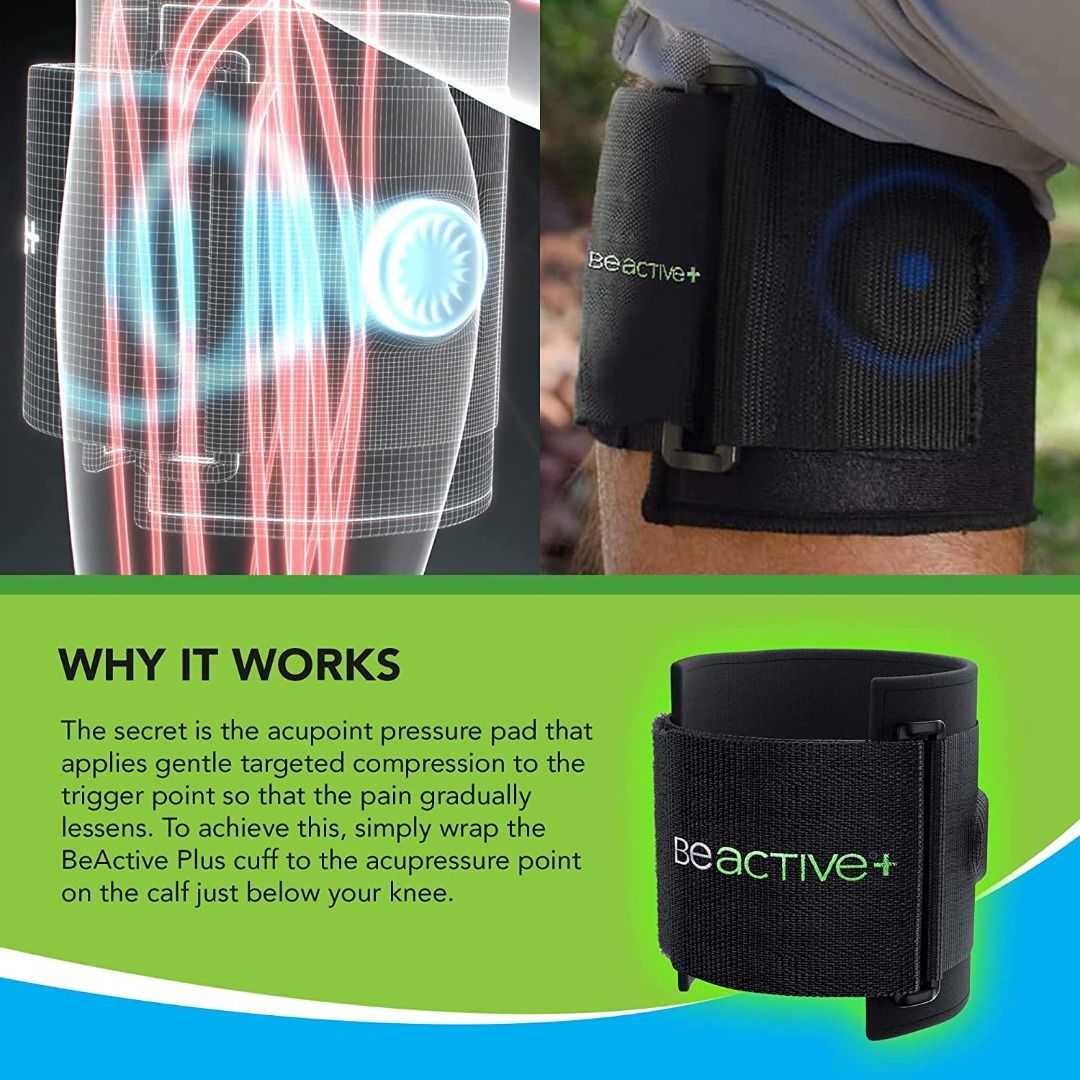 BEACTIVE Plus Acupressure System Sciatica Pain Relief Brace For
