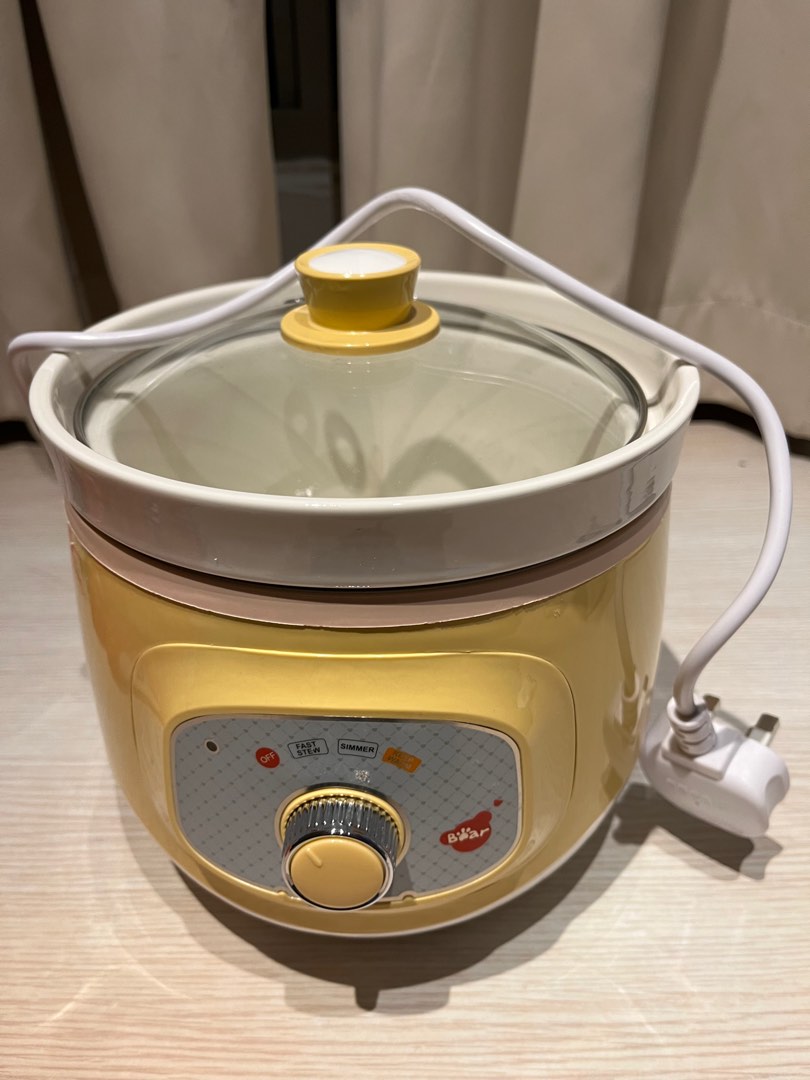 BearPowerPac Electric Slow Cooker 2.0L(DDGD20Q2), TV & Home