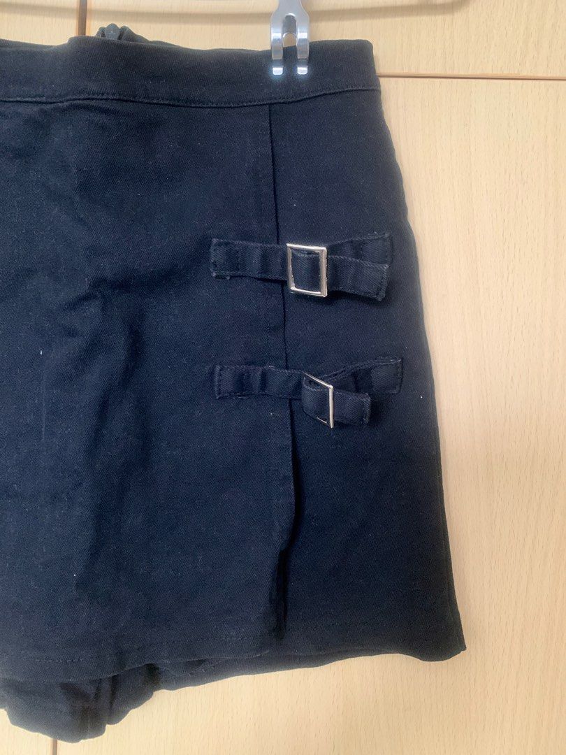 Belted Skorts, Women's Fashion, Bottoms, Shorts on Carousell