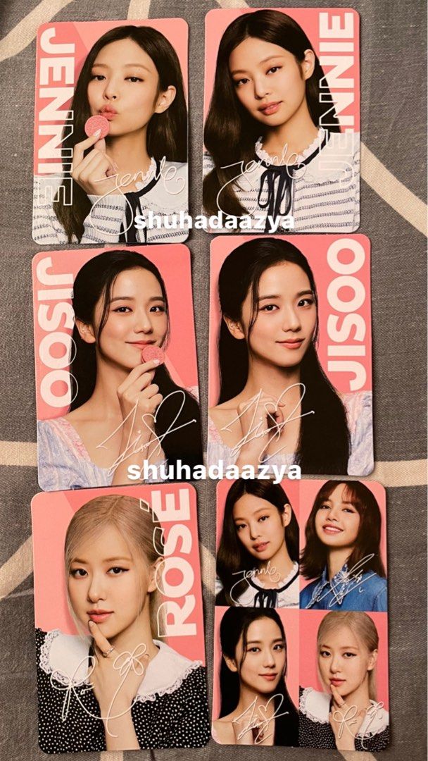 BLACKPINK X OREO PHOTOCARD, Hobbies & Toys, Collectibles & Memorabilia,  K-Wave on Carousell