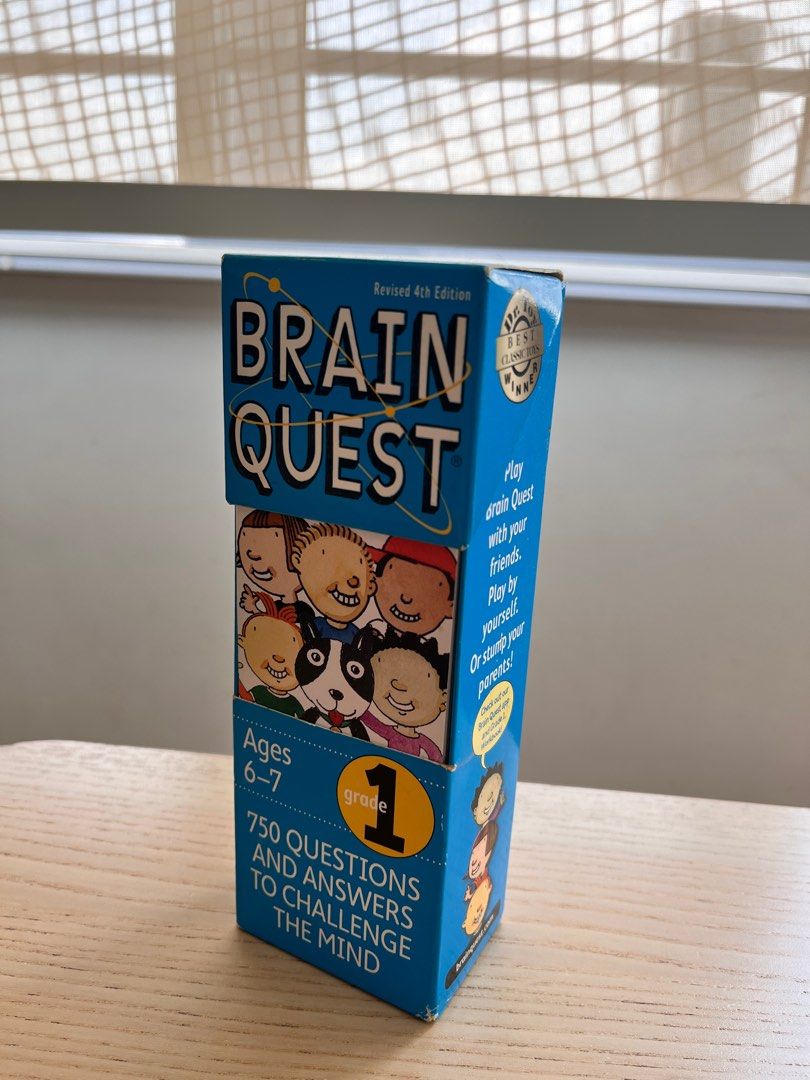 Brain Quest game for 6 7 years old, Hobbies & Toys, Toys & Games on