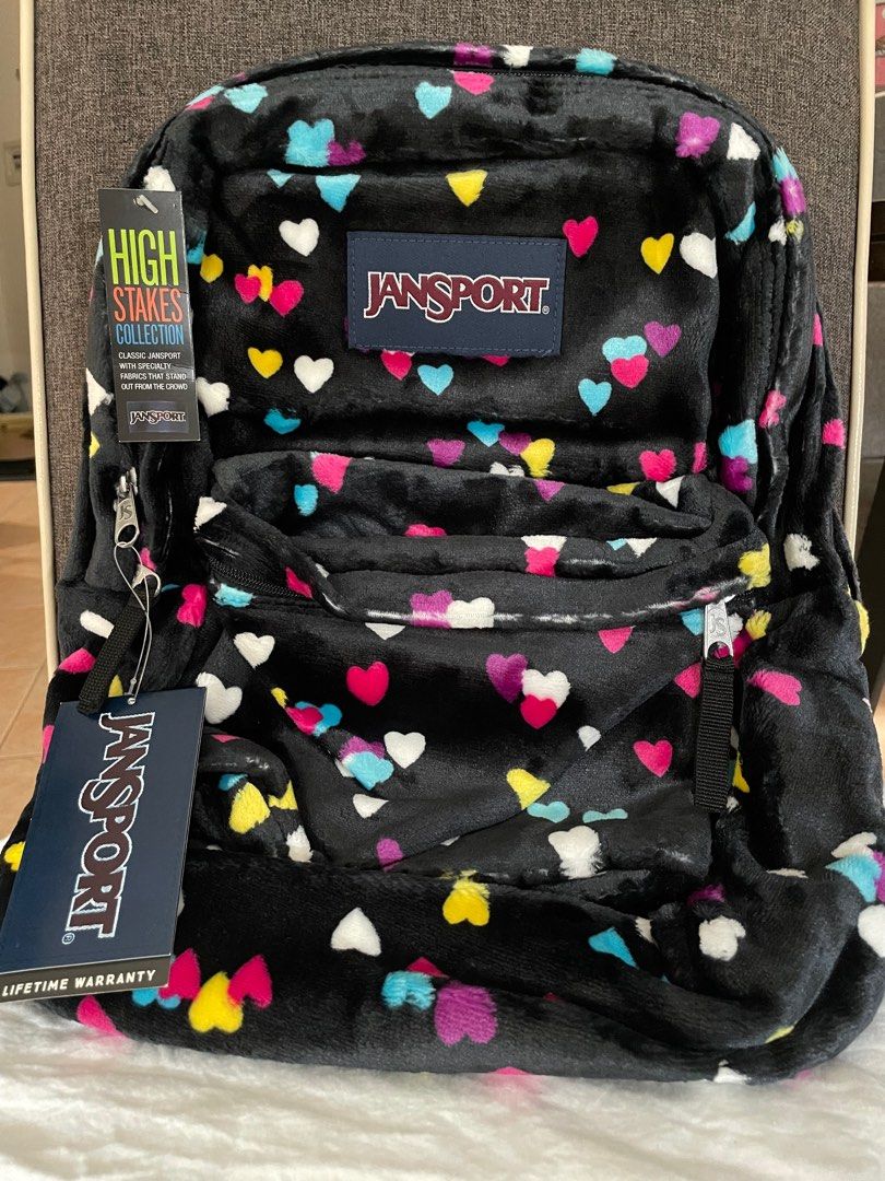 Brand new and original Jansport High Stakes Black First Love