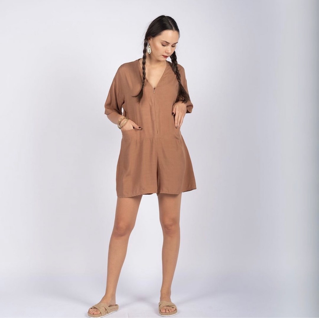 Breastfeeding romper on Carousell