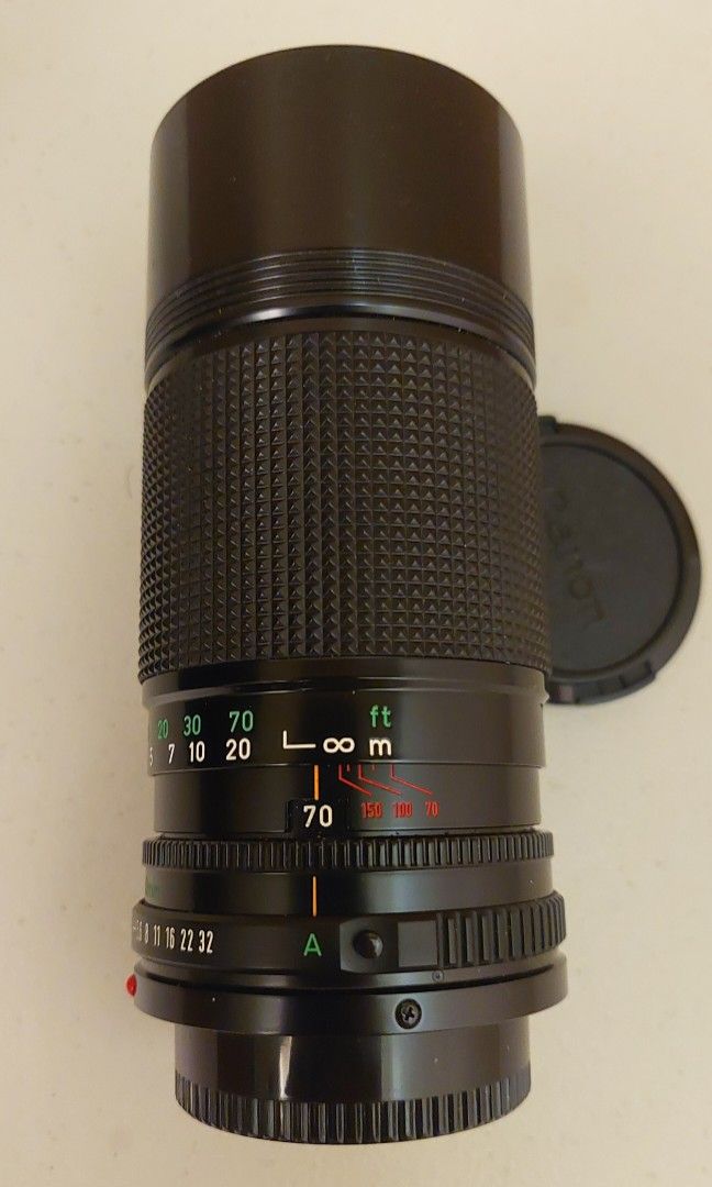 Canon zoom lens FD 70-150mm 1:4.5, 攝影器材, 鏡頭及裝備- Carousell