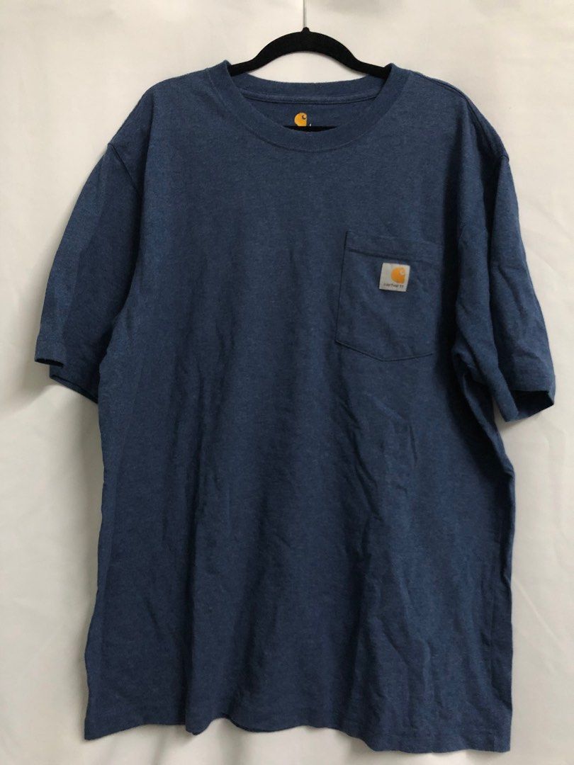 Carhartt Blue K87 Pocket Tee (Category: Tshirts & Polo Shirts ) located in Quezon City. Submitted by jdl___17 (Listing ID 1224852842, Image 2). Description: L- 30.5in W- 24in.
