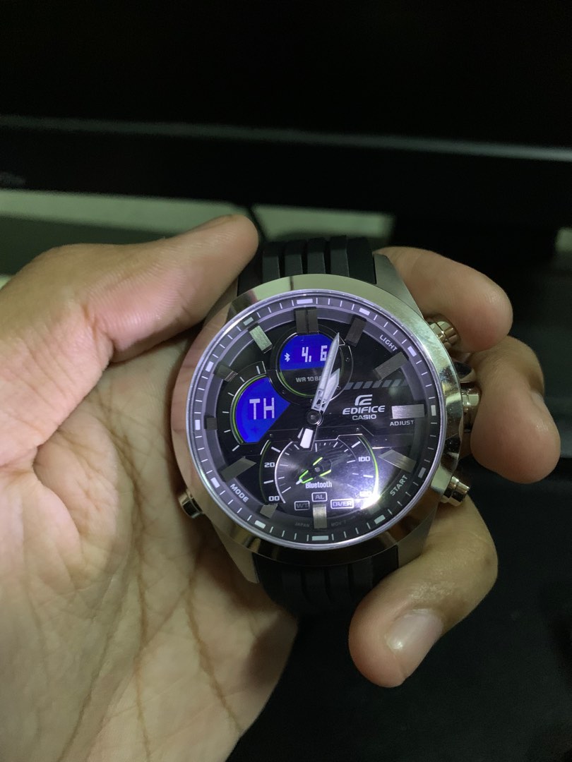 今季一番 新品 カシオ CASIO 海外モデル Bluetooth EDIFICE 腕時計 ECB