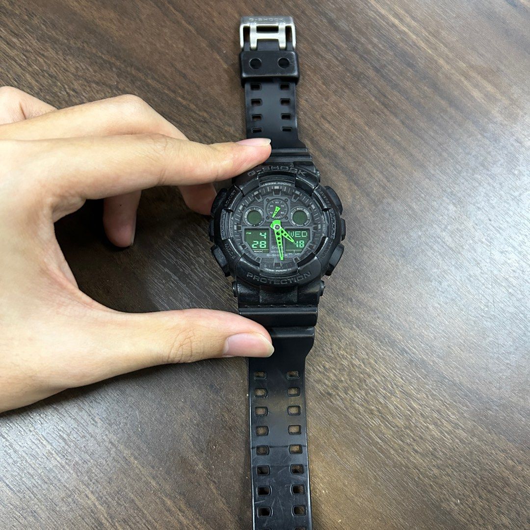 Casio G Shock GA 100C 1A3 Analog Digital Men Watch Men s Fashion