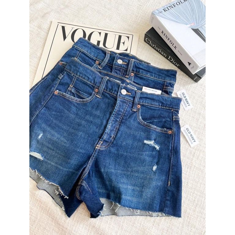 Celana pendek wanita Old Navy High Waist Cut-Off Jeans Shorts