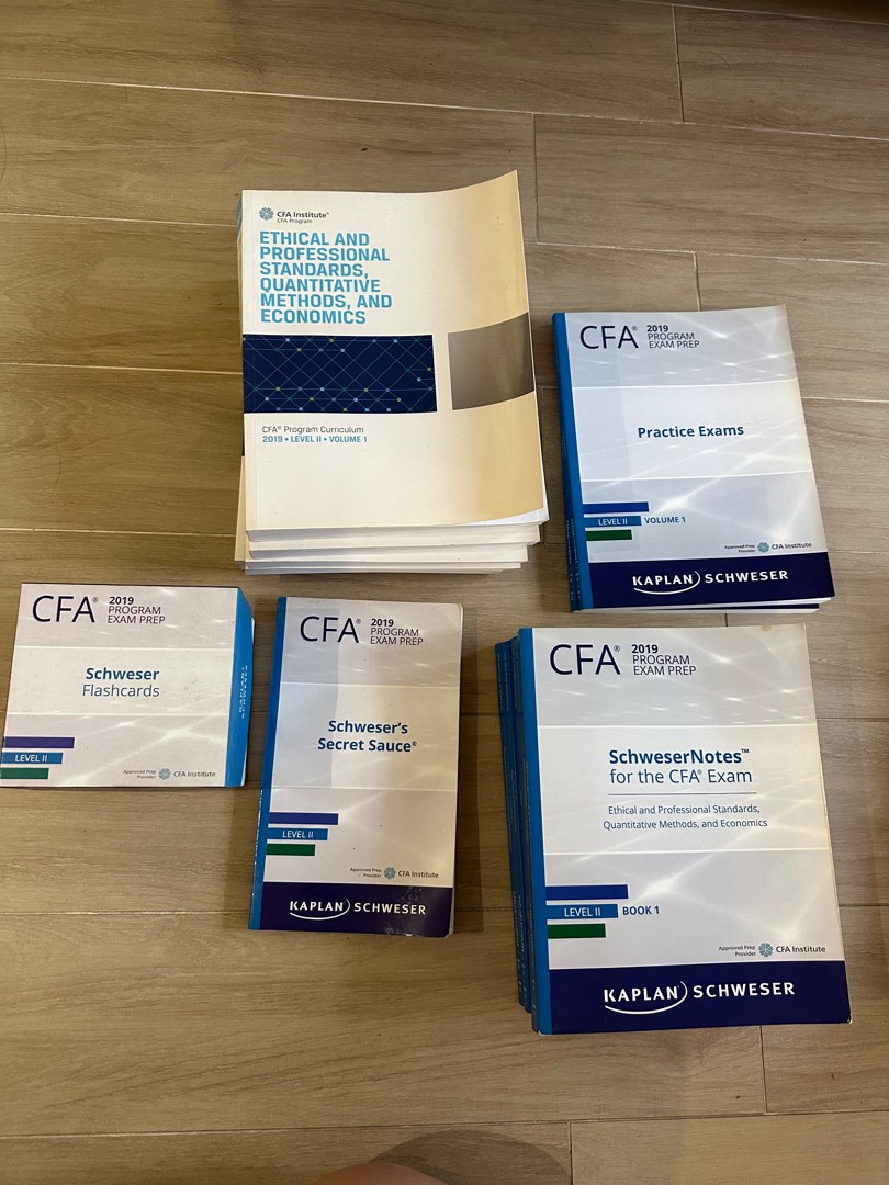 Kaplan schweser cfa level premiumplus package materials 42 off