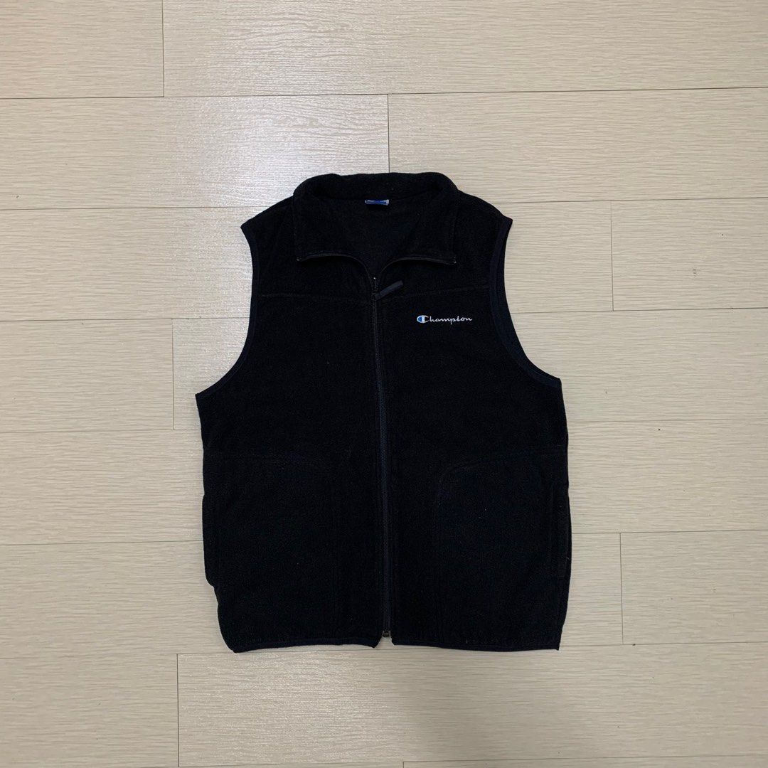 Champion fleece vest discount