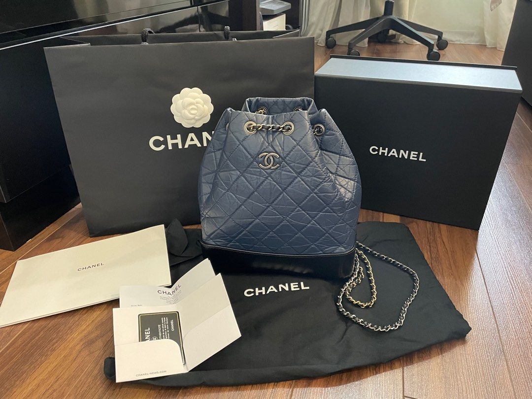 Chanel Gabrielle Backpack Full Set Rare colour