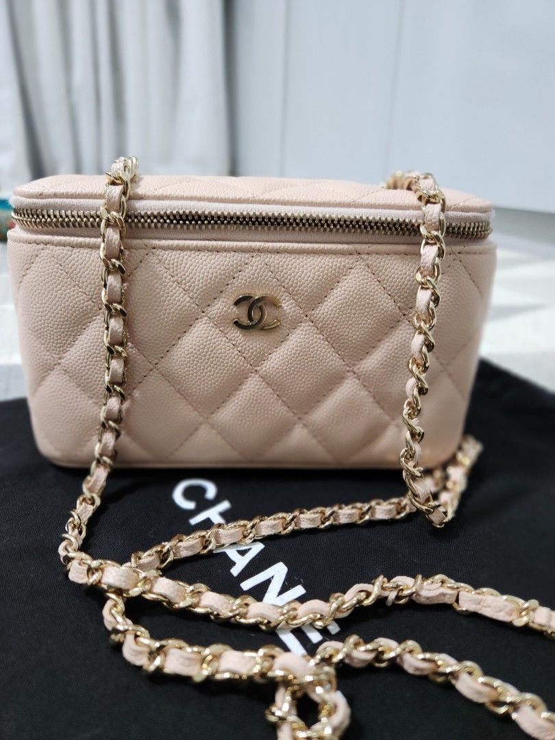Chanel Mini Vanity New(Full Set SG Ori Receipt), Luxury, Bags & Wallets