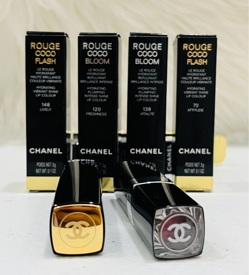 CHANEL ROUGE COCO FLASH HYDRATING VIBRANT/INTENSE SHINE LIP COLOUR, Beauty  & Personal Care, Face, Makeup on Carousell
