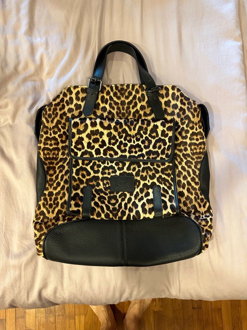 Christian louboutin new arrivals leopard bag