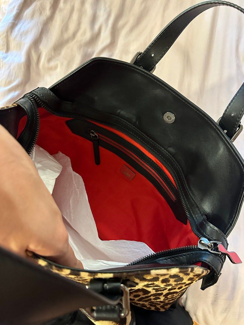 Louboutin leopard new arrivals bag