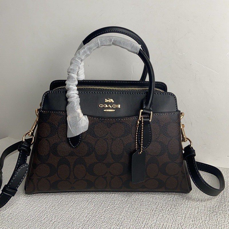 Coach Darcie Carryall Bag in Signature Canvas, Luxury, Bags & Wallets ...
