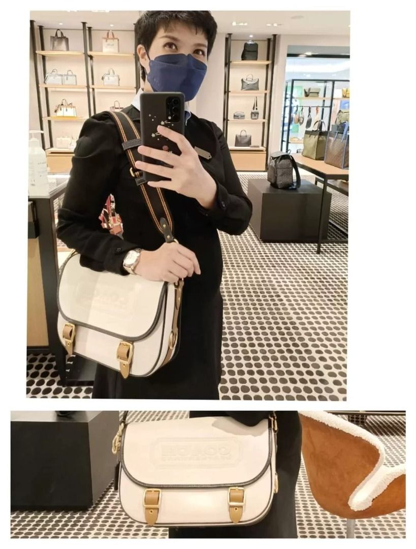 Coach Field Messenger Bag With Coach Badge With Horse And Carriage Print Women Men Crossbody Sling Shoulder Bag Women s Fashion Bags Wallets Cross body Bags on Carousell