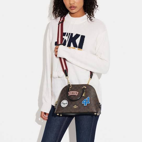 Coach Katy Signature Ski Satchel (Category: Luxury Bags & Wallets) located in Mandaluyong City. Submitted by shop_0n_the_spot (Listing ID 1224792290, Image 3). Description: 💯% GUARANTEED ORIGINAL & BRAND NEW. 🚛 OnH@nd and Ready to Ship 🏷 Inclusions: Tag, Care card 💰 Additional Shipping Fee 🌍 Mandaluyong/ Makati Direct message 📩 us for faster transactions. If in DOUBT don’t buy, to save our both time. We are not PLAYING here, we do our BUSIN