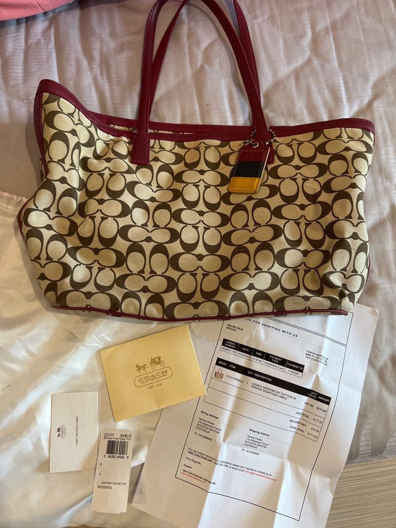 Coach legacy weekend best sale tote