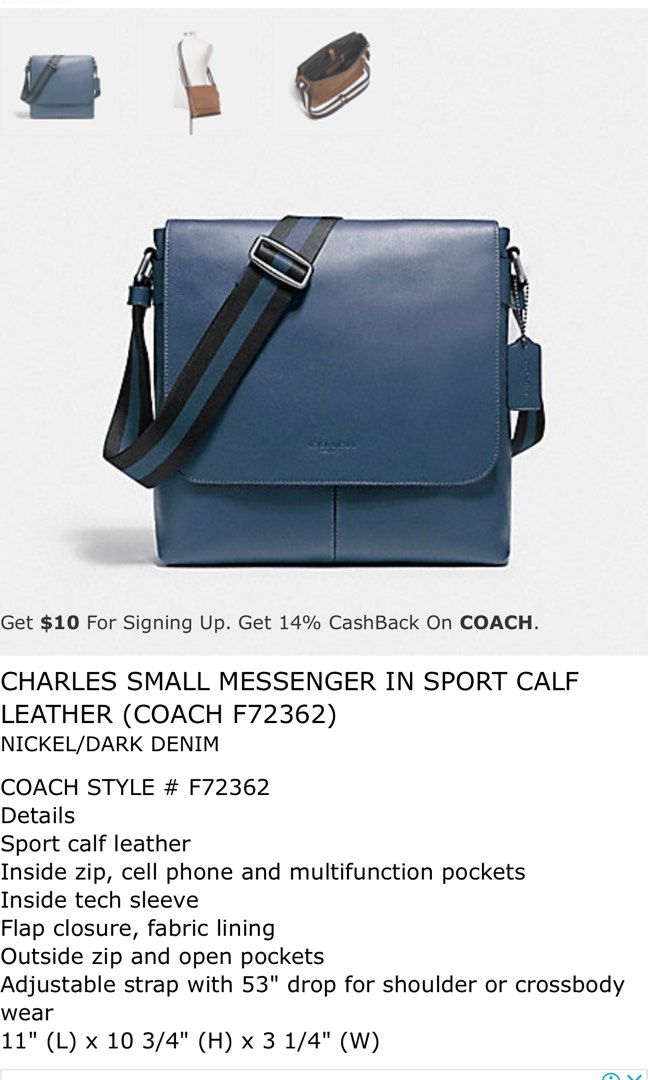 Coach f72362 deals