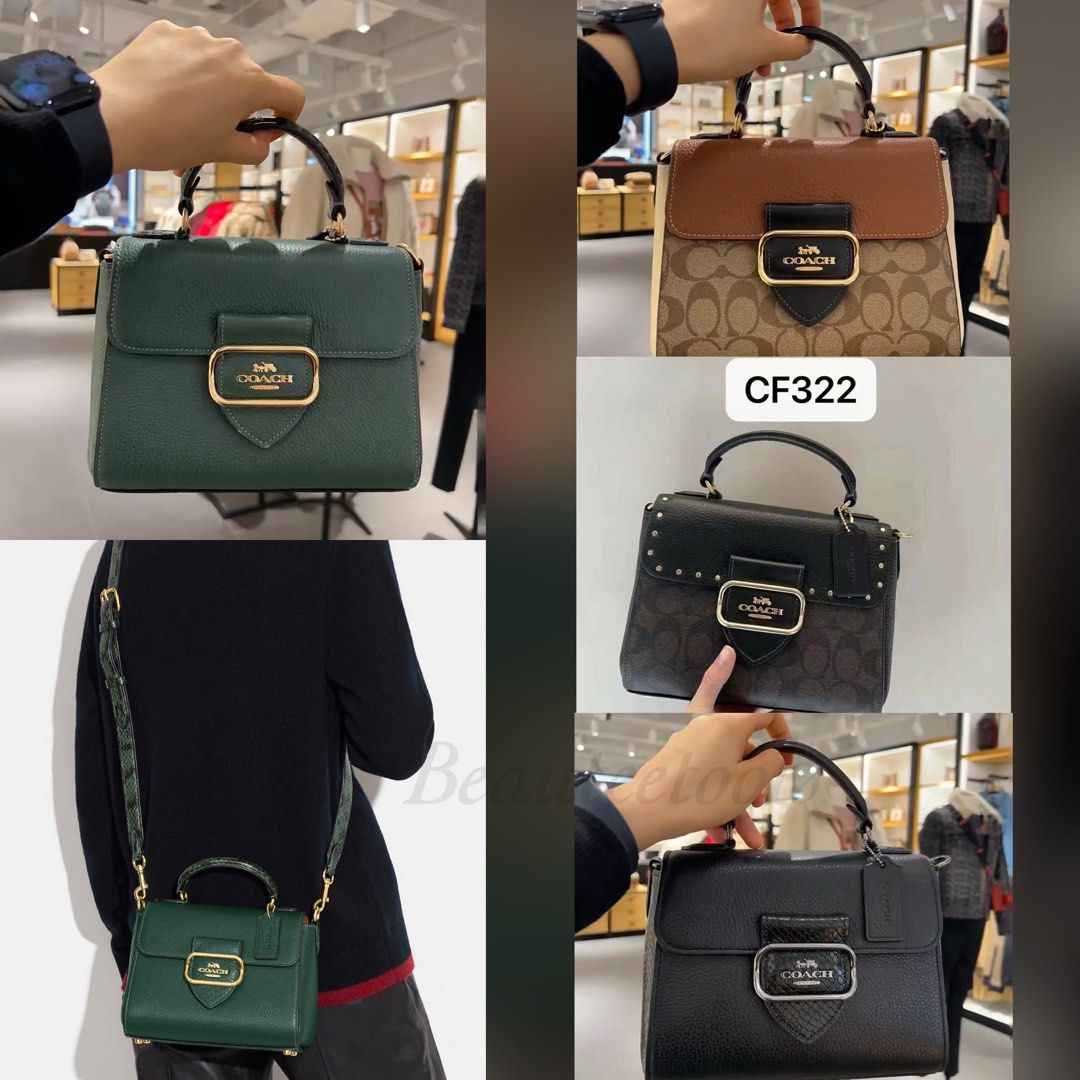 Coach Morgan Top Handle Satchel Bag Luxury Bags Wallets on Carousell