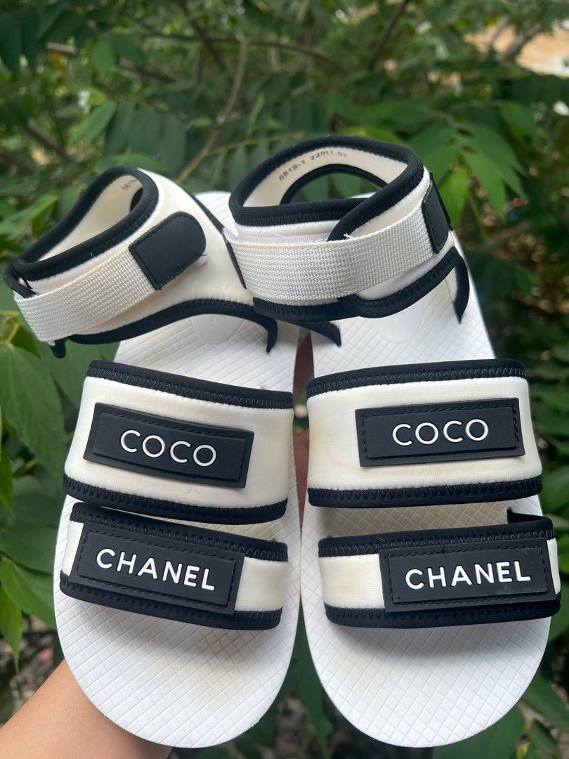 Coco chanel strap sandals sales