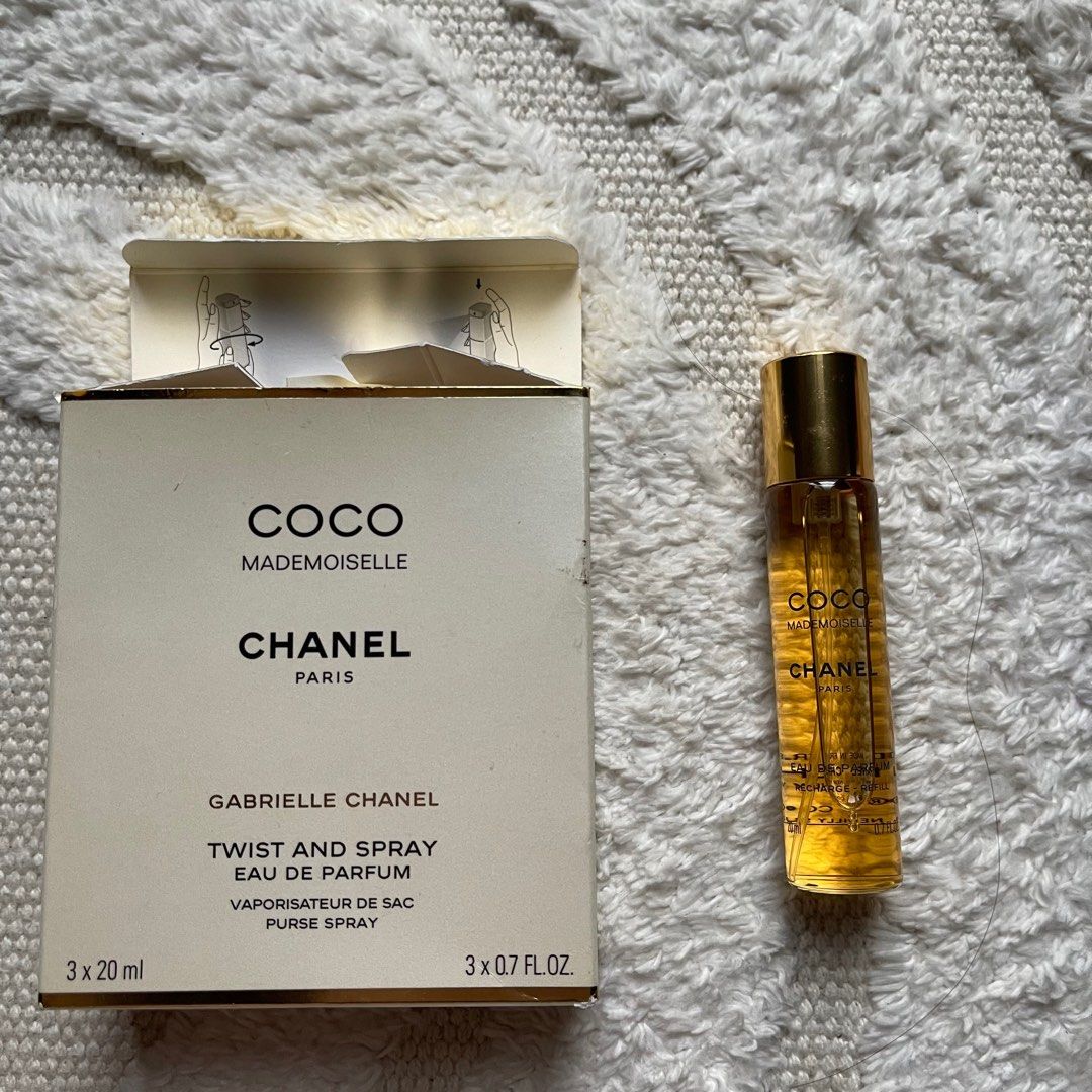 Coco Mademoiselle Chanel Eau de Parfum purse spray refill X 1