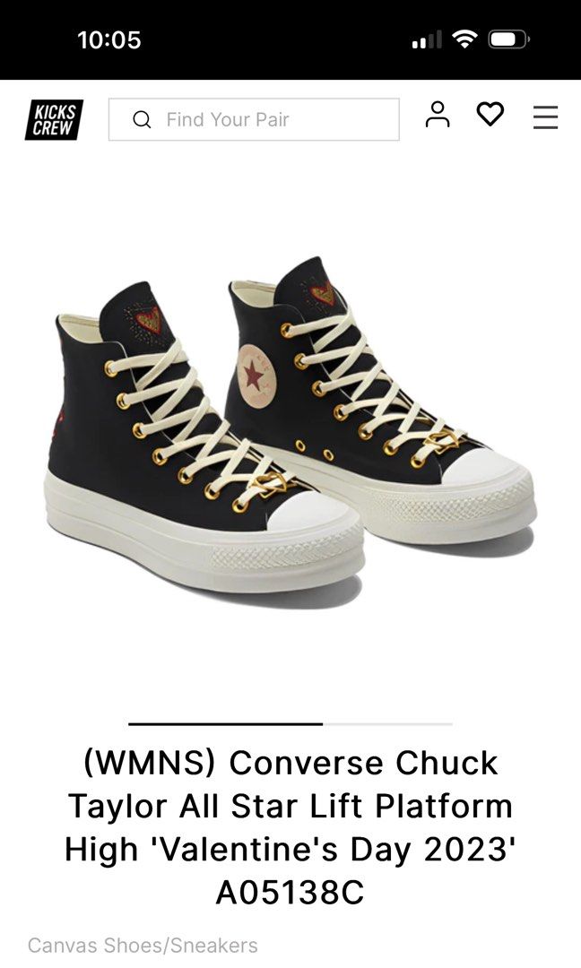 Chuck taylor all star lift canvas sale ltd high top