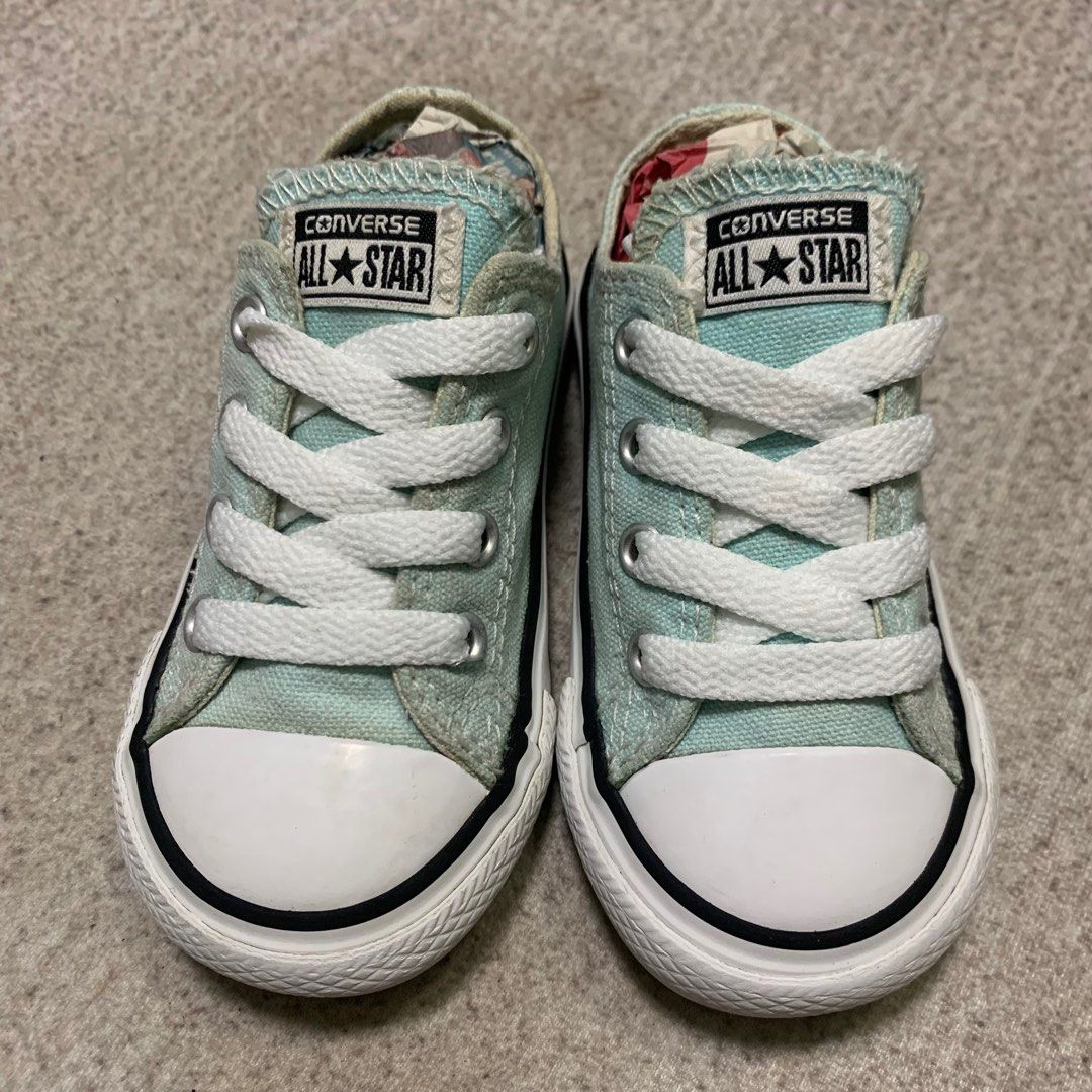 Mint converse kids on sale