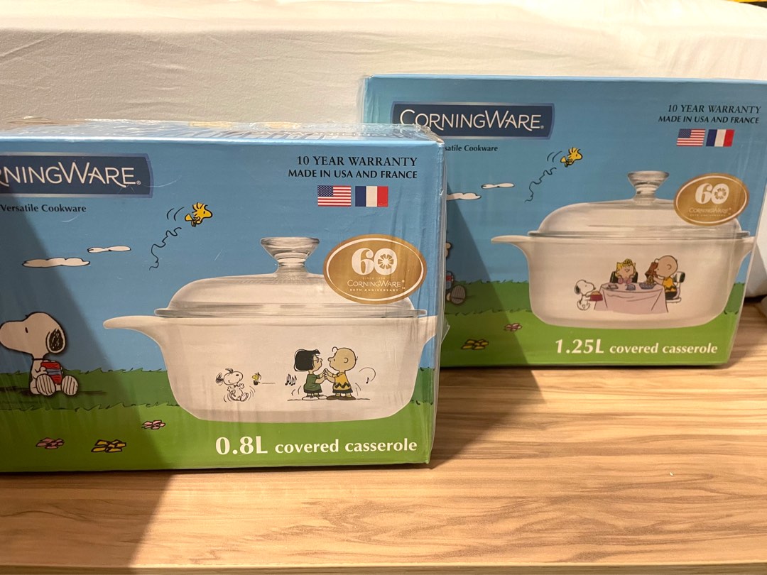 Corningware Peanuts Series Snoopy Covered Casserole Cookware , Furniture & Home Living