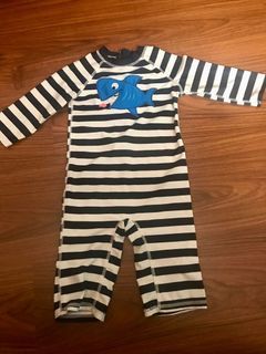 Daddy shark Rashguard overall 18-24 months fit upto 3t
